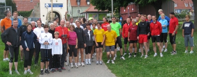 Rekord Beteiligung beim Probelauf