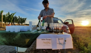 Getränkestation Probelauf